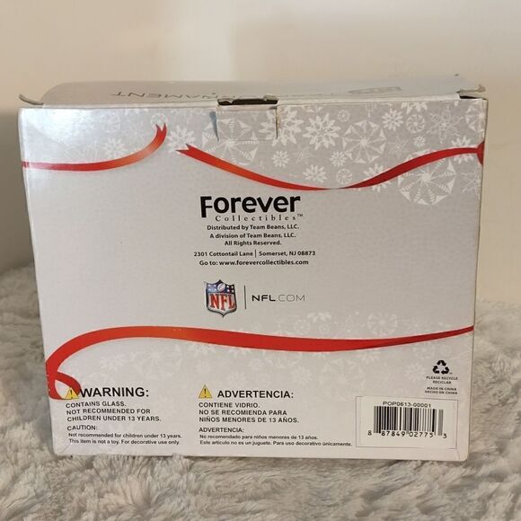 NFL Houston Texans Glass Christmas Ornament - Picture 2 of 7